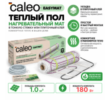 Нагревательный мат для теплого пола CALEO EASYMAT 180 Вт/м2, 1,0 м2
