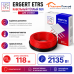 Кабельный теплый пол ERGERT IN-SCREED (ETRS-18) - 118 м, 2135 Ватт