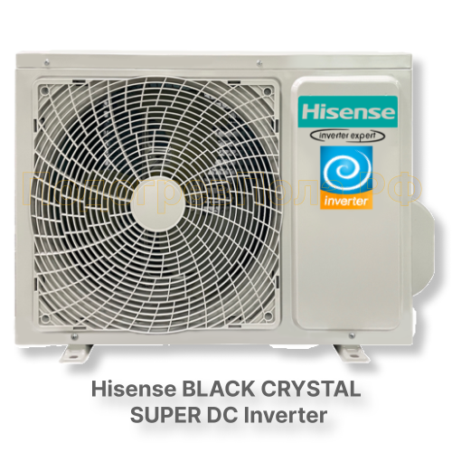 Кондиционер инверторный Hisense серии BLACK CRYSTAL SUPER DC Inverter Wi-Fi AS-10UW4RVETG01(B)