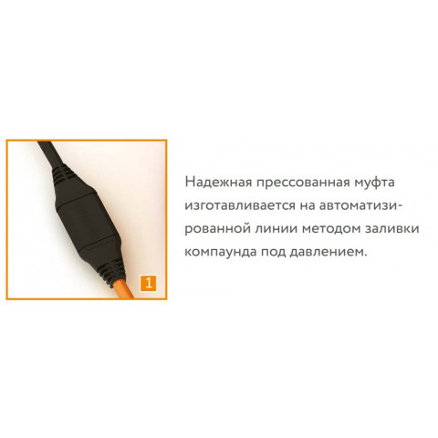 Нагревательный кабель для теплого пола "Теплолюкс" ProfiRoll 153,0 м - 2700 Вт