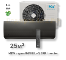 Инверторная сплит-система MDV серия INFINI Loft ERP Inverter MDSALF-09HRFN8 / MDOALF-09HFN8