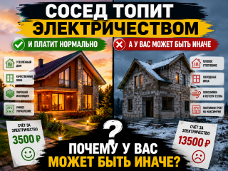 Почему сосед топит электричеством и платит нормально, а у вас может не получиться