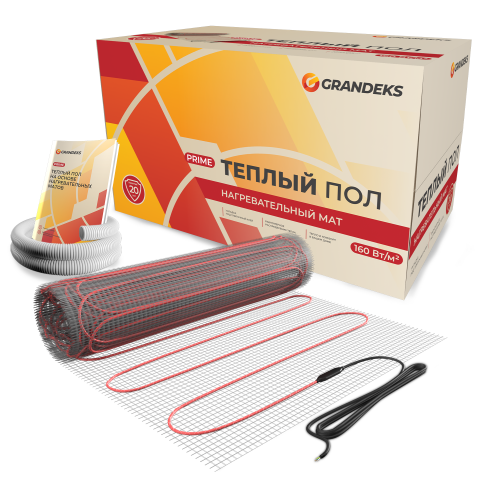 Система мат двухжильный GRANDEKS prime - 10,0 / 1600