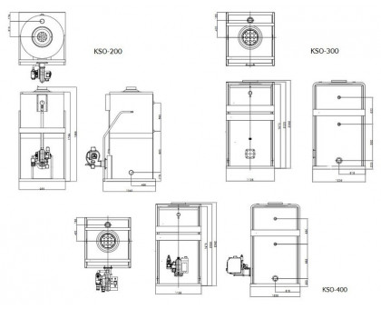 Дизельный котел Kiturami KSO-300 (349 кВт)